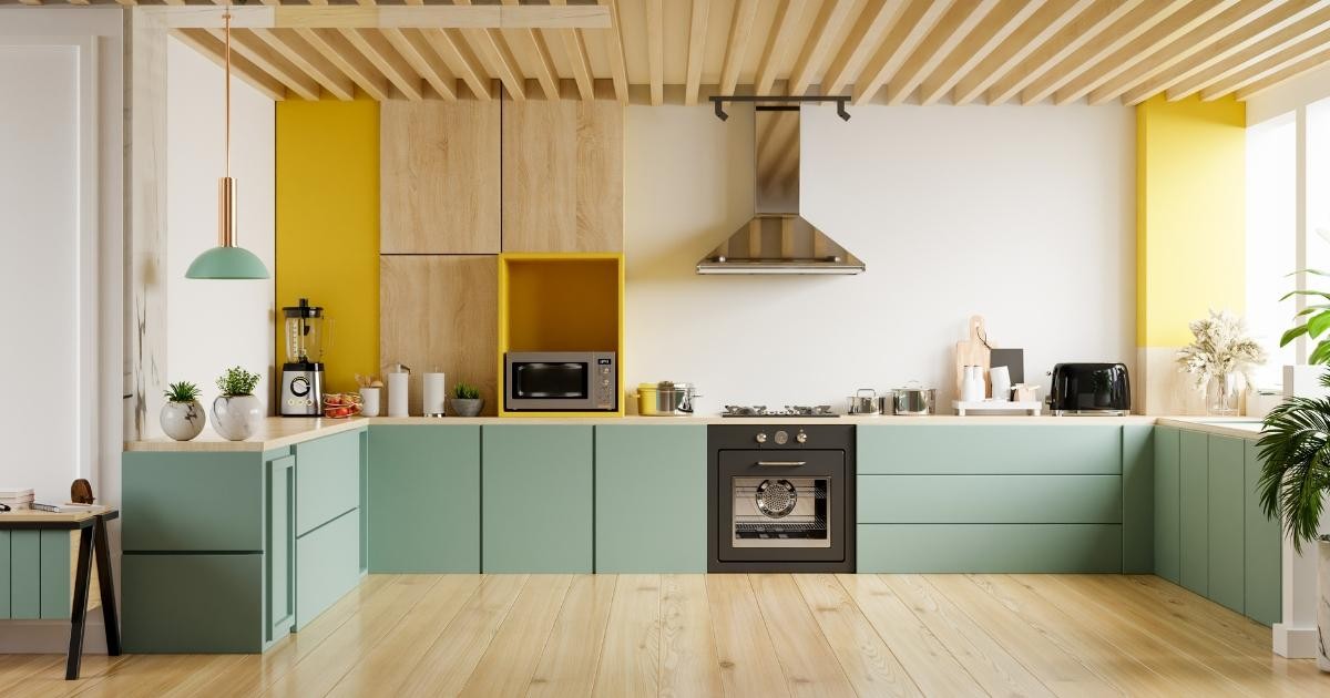 Brighten Up Your Kitchen with Bold Colour Accents