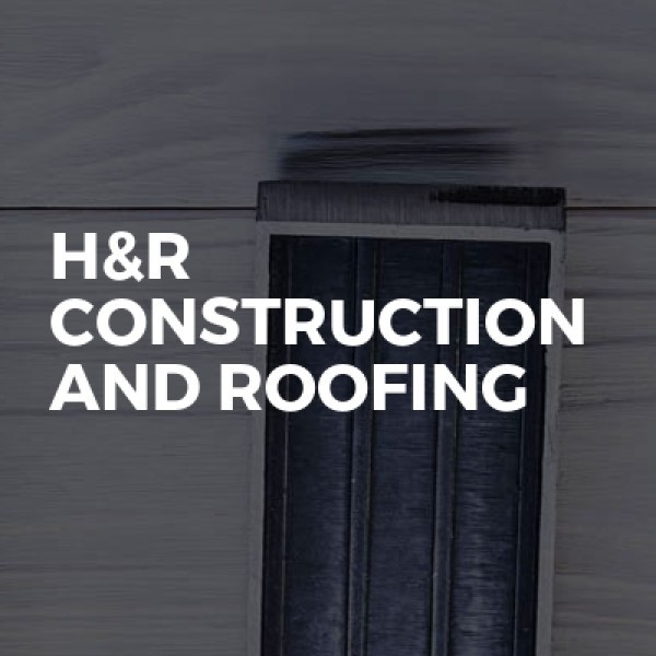 H&R construction and roofing LTD logo