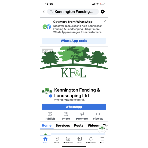 Kennington Fencing and Landscaping logo