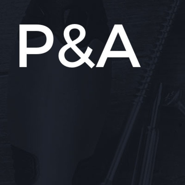 P&A interiors and landscaping logo