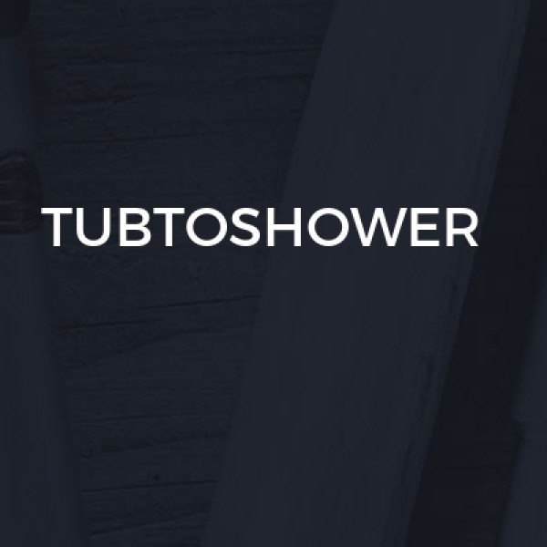 Tub to shower logo