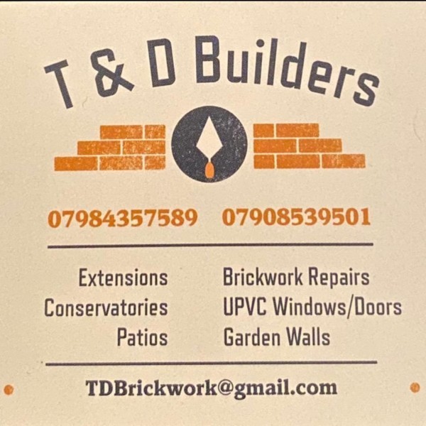 T & D Builders logo