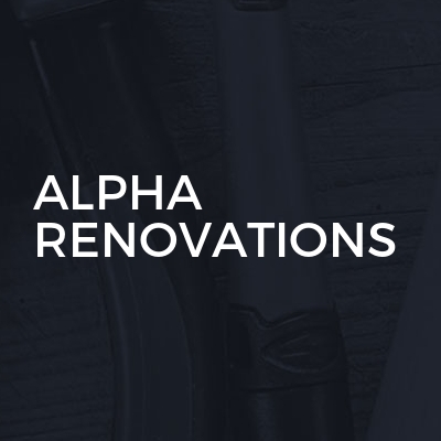 Alpha Renovations logo